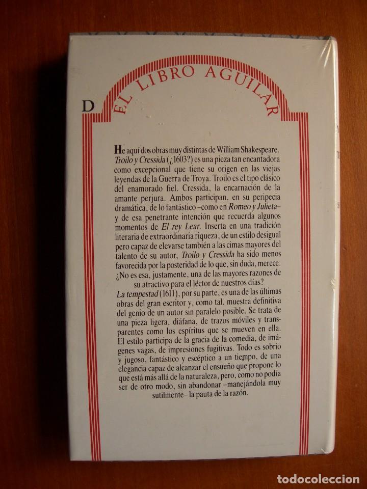 Libros de segunda mano: TROIO Y CRESSIDA - LA TEMPESTAD / WILLIAM SHAKESPERE - Foto 2