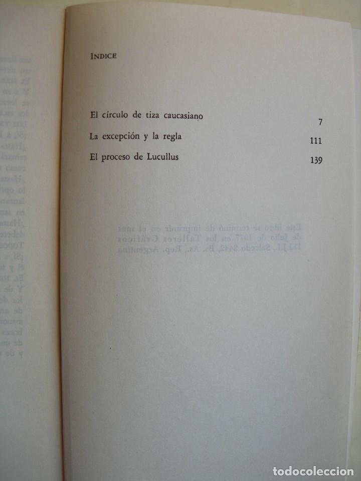 Libros de segunda mano: TEATRO COMPLETO II / BELOLT BRECHT - Foto 3