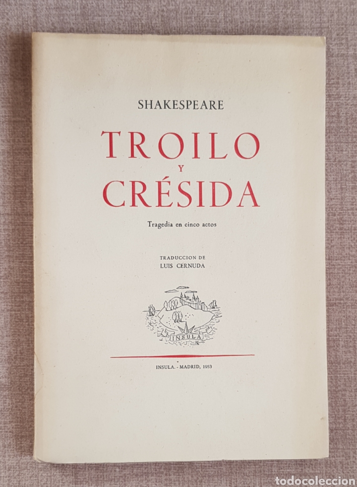 Libros de segunda mano: Troilo y Cr&eacute;sida (trad. Luis Cernuda). William Shakespeare - Foto 1