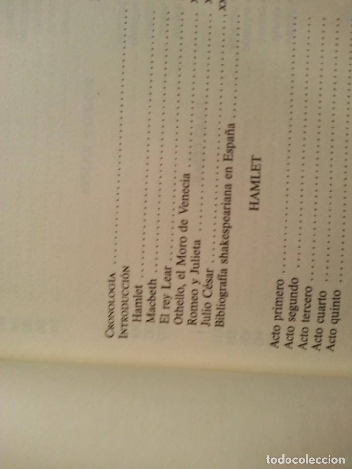 Libros de segunda mano: SHAKESPEARE TRAGEDIAS - HISTORIA DE LA LITERATURA. - Foto 3