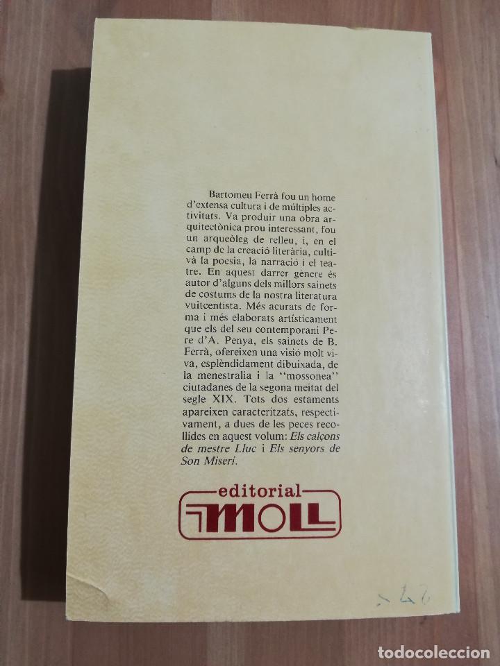 Libros de segunda mano: TEATRE (BARTOMEU FERR&Agrave;) - Foto 4