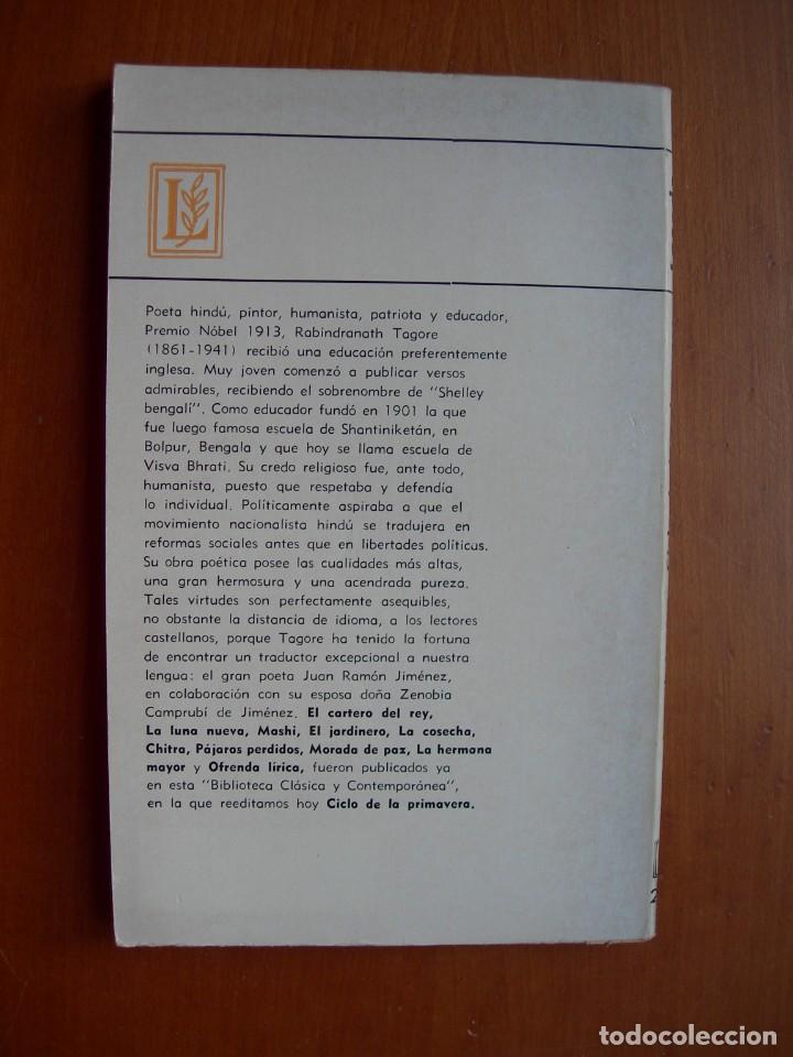 Libros de segunda mano: CICLO DE LA PRIMAVERA / RABINDRANATH TAGORE - Foto 2