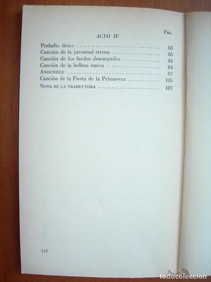 Libros de segunda mano: CICLO DE LA PRIMAVERA / RABINDRANATH TAGORE - Foto 4