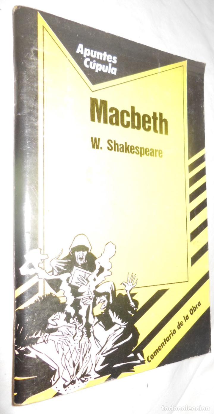 Libros de segunda mano: MACBETH. 1989 SHAKESPEARE, DENIS CALANDRA (Comentario) - Foto 1