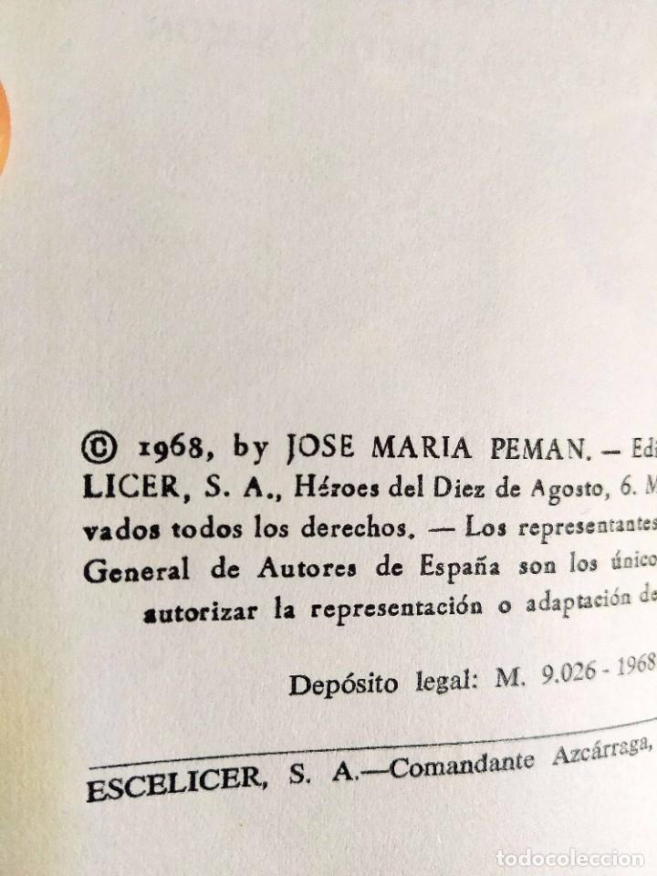 Libros de segunda mano: 1968 - JOS&Eacute; MAR&Iacute;A PEM&Aacute;N: TEATRO SELECTO - Foto 2