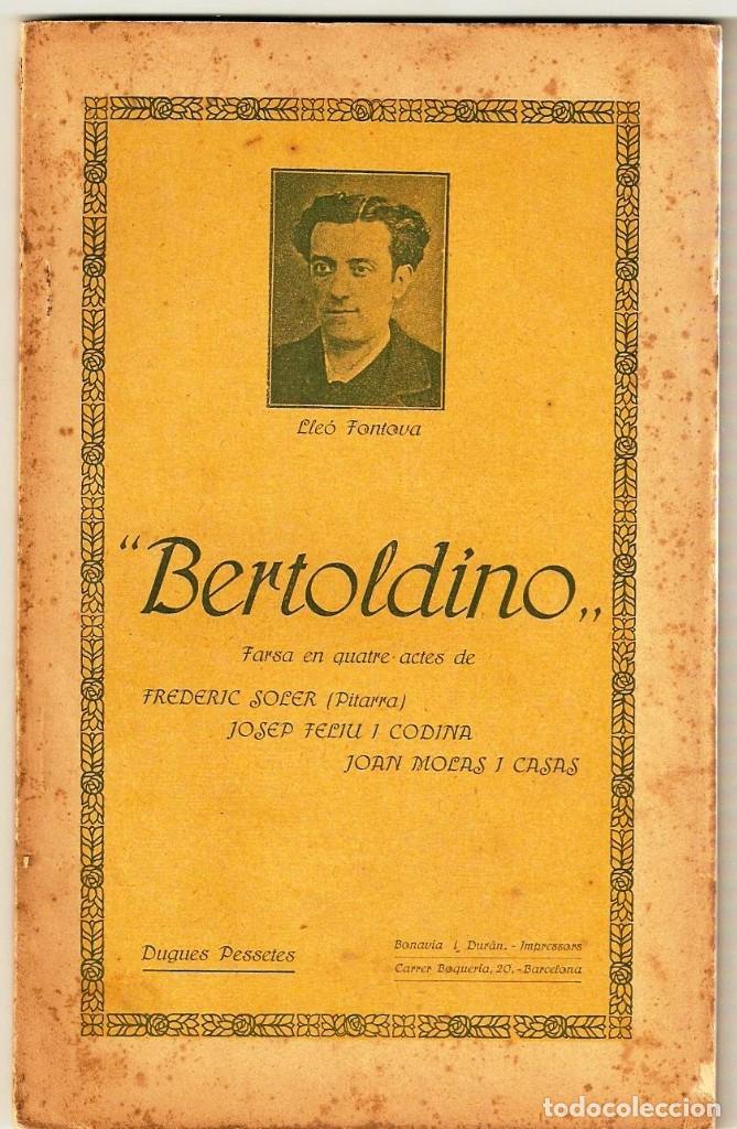 Libros de segunda mano: BERTOLDINO (1915) CATAL&Aacute;N. 1&ordm; Edici&oacute;n - Foto 1