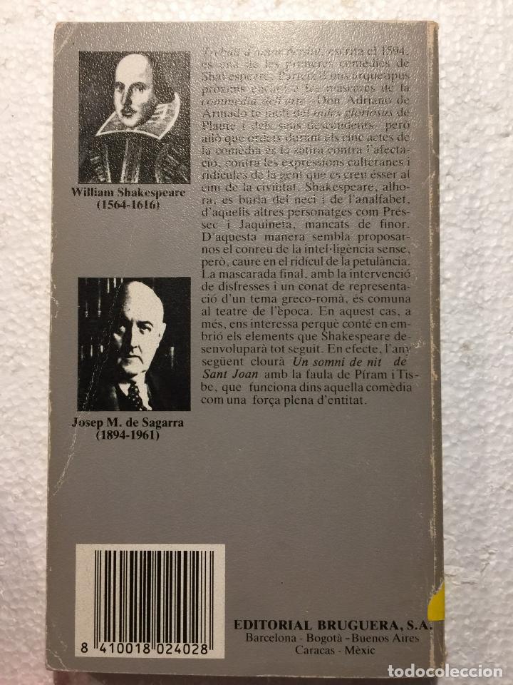 Libros de segunda mano: Treball damor perdut - Shakespeare - Foto 5