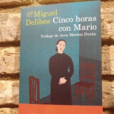Libros de segunda mano: MIGUEL DELIBES. CINCO HORAS CON MARIO. DESTINO.