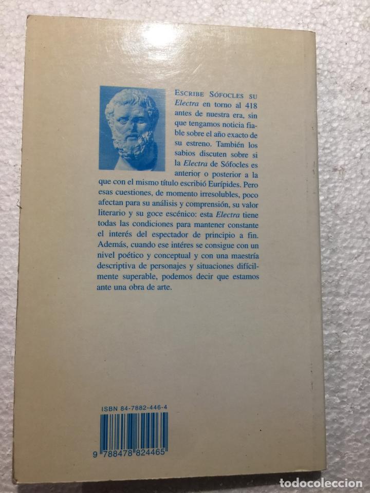 Libros de segunda mano: S&oacute;focles. Electra - Pedro S&aacute;enz Almeida - Foto 5