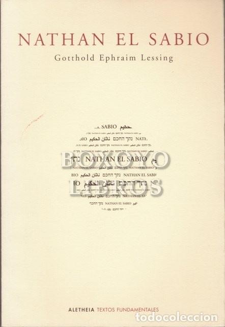 Libros de segunda mano: LESSING, G. Ephraim. Nathan el Sabio - Foto 1