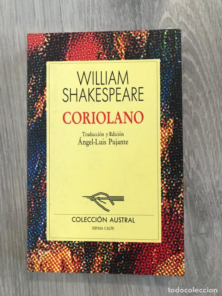 Libros de segunda mano: Coriolano - Shakespeare, William. Ed. Espasa Calpe. - Foto 1