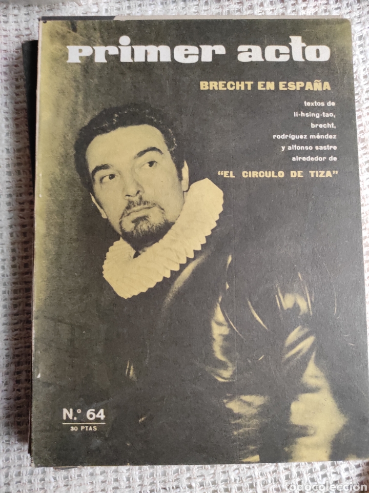 Gebrauchte B&uuml;cher: PRIMER ACTO N&ordm; 64 BRETOLD BRECHT EN ESPA&Ntilde;A- REVISTA DEL TEATRO