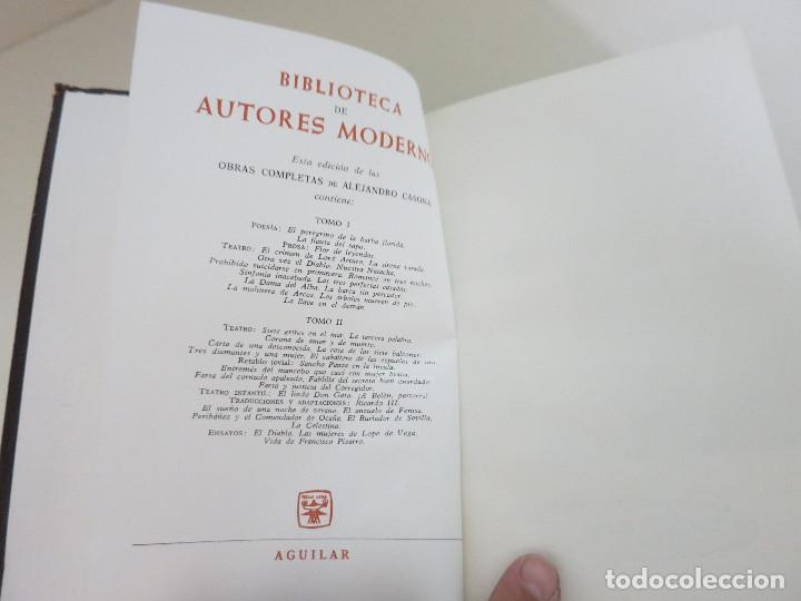 Libros de segunda mano: ALEJANDRO CASONA, OBRAS COMPLETAS. AGUILAR. DOS TOMOS 1966 - Foto 5