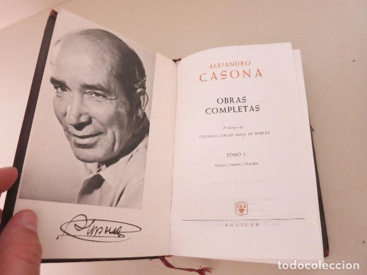 Libros de segunda mano: ALEJANDRO CASONA, OBRAS COMPLETAS. AGUILAR. DOS TOMOS 1966 - Foto 8