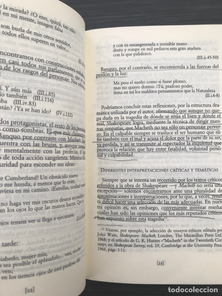 Libros de segunda mano: MACBETH. WILLIAM SHAKESPEARE. ED. CATEDRA 1987 - Foto 3