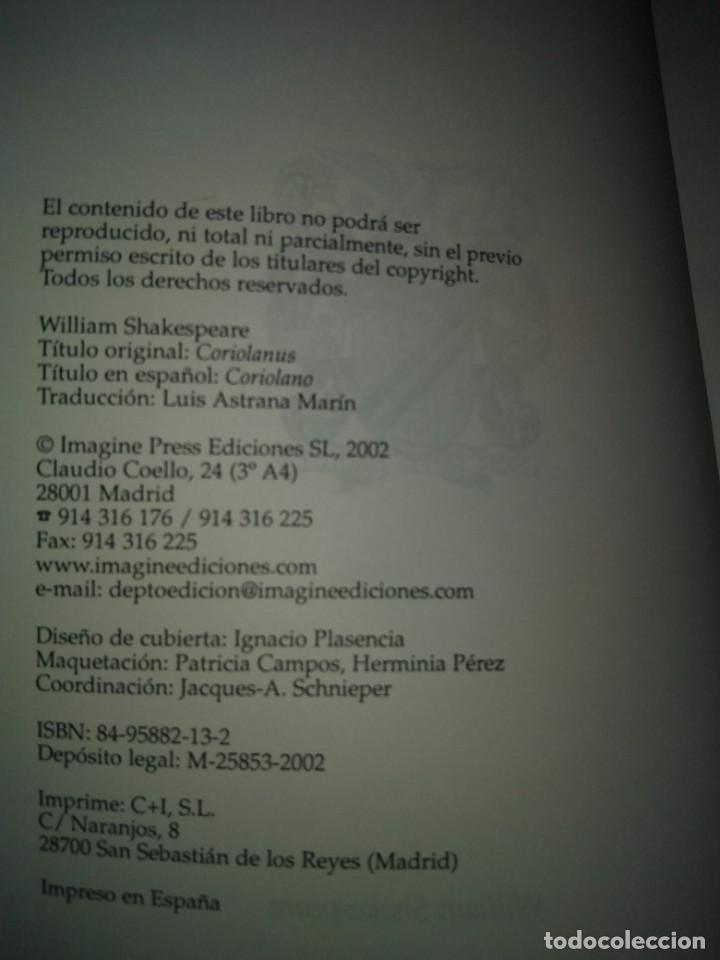 Libros de segunda mano: CORIOLANO (ED. BILING&Uuml;E) WILLIAM SHAKESPEARE - Foto 3
