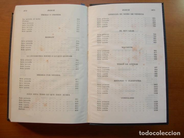 Libros de segunda mano: TEATRO COMPLETO / WILLIAM SHAKESPEARE / 2 TOMOS - Foto 8