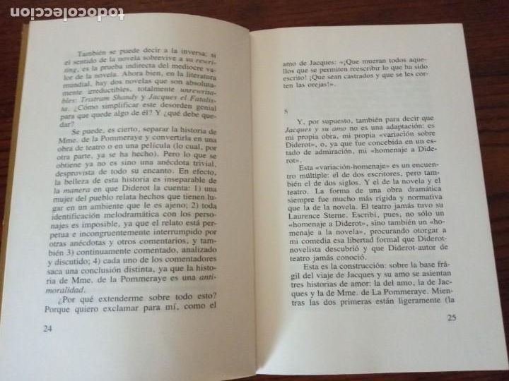 Libros de segunda mano: Jacques y su amo.- Milan Kundera. - Foto 3