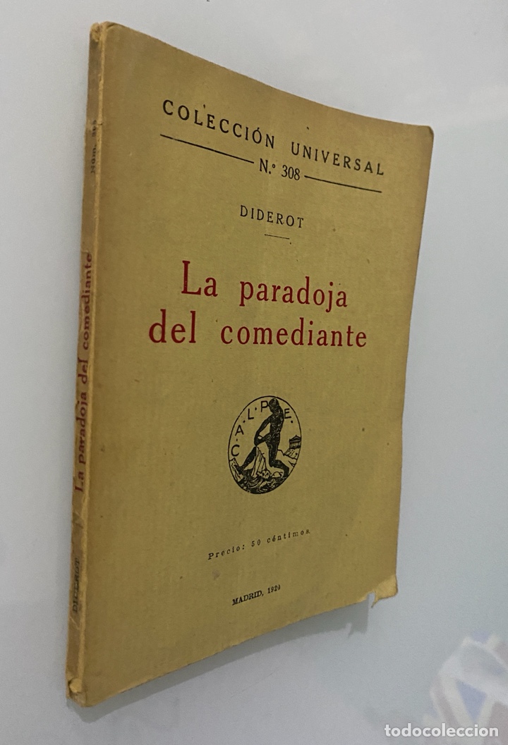 Libros de segunda mano: La paradoja del comediante - DIDEROT, Denis - Foto 2