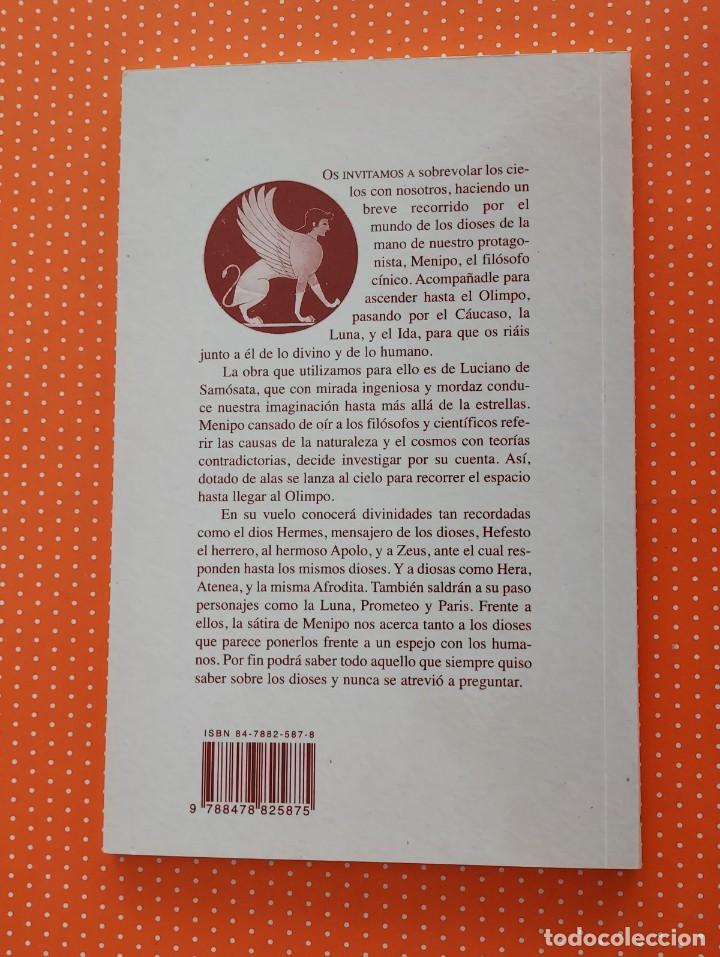 Libros de segunda mano: DI&Aacute;LOGOS DE LOS DIOSES. ICAROMENIPO. LUCIANO DE SAMOSATA. VERSI&Oacute;N DE V. CASTRO RODR&Iacute;GUEZ. - Foto 2