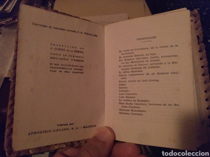 Libros de segunda mano: &Oacute;scar Wilde un marido ideal 1960 - Foto 3