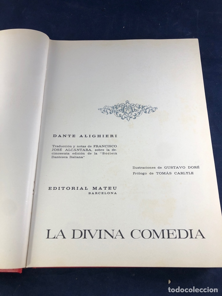 Libros de segunda mano: DANTE LA DIVINA COMEDIA - Foto 2