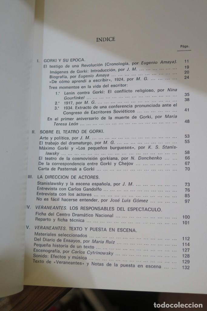 Libros de segunda mano: VERANEANTES. MAXIMO GORKI - Foto 2