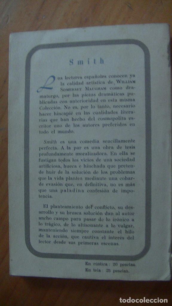Libros de segunda mano: Smith. Somerset Maugham. Editorial: Luis de Caralt., 1949 - Foto 2