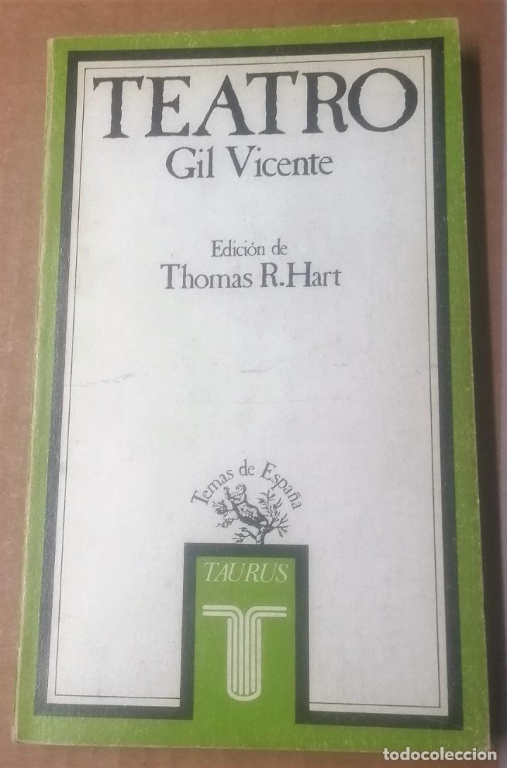 Libros de segunda mano: Teatro Gil Vicente, Taurus, - Foto 1
