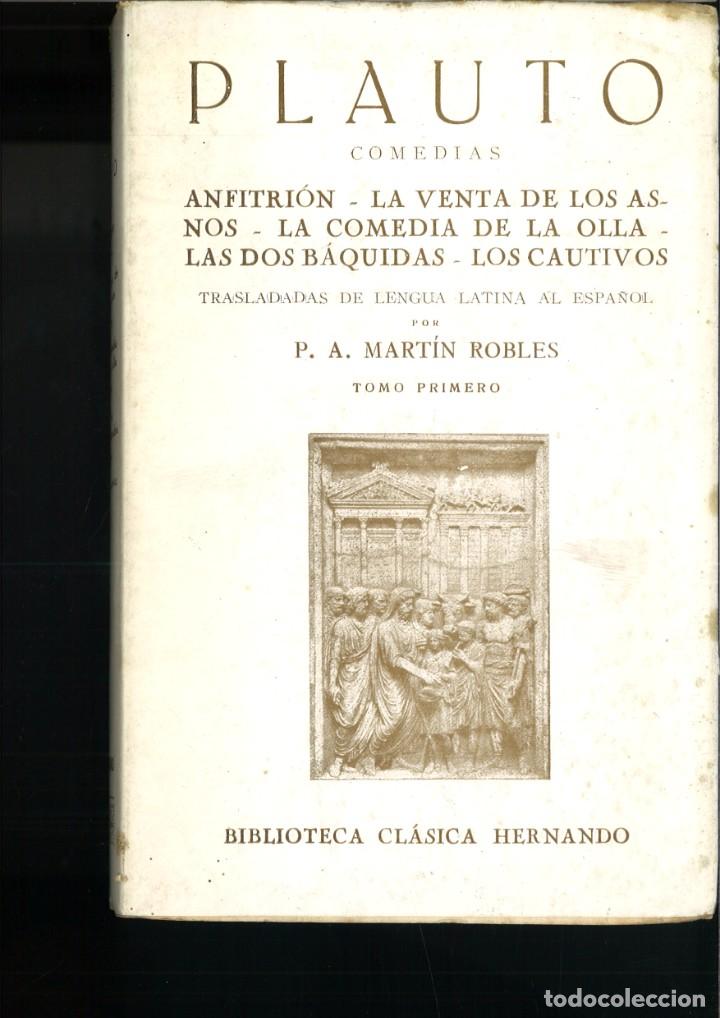 Libros de segunda mano: COMEDIAS. T. MACCIO PLAUTO - Foto 1