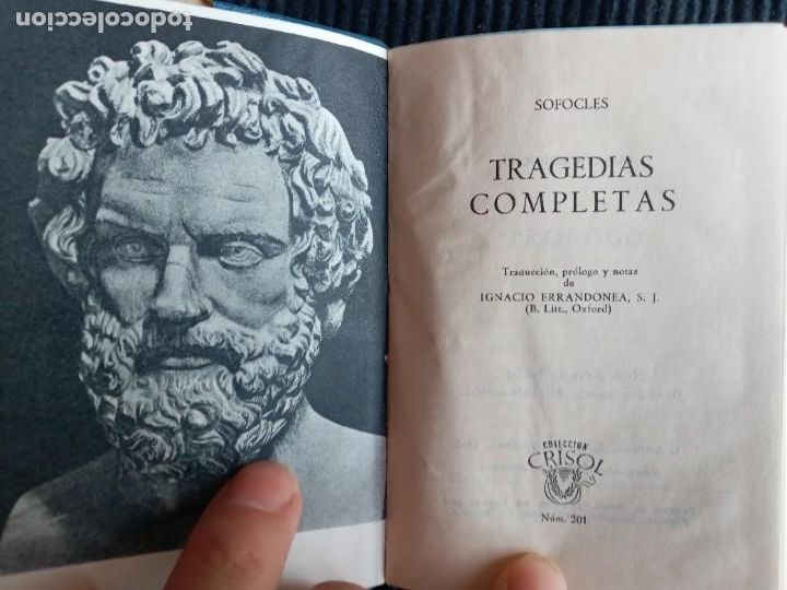Libros de segunda mano: TRAGEDIAS COMPLETAS. SOFOCLES. AGUILAR 1962. - Foto 4
