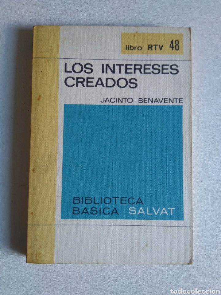 Libros de segunda mano: LOS INTERESES CREADOS/JACINTO BENAVENTE - Foto 1