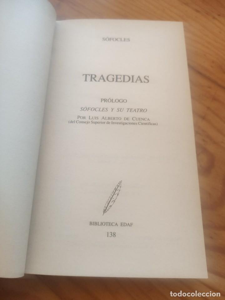 Libros de segunda mano: Tragedias.-Sofocles (Biblioteca Edaf) - S&oacute;focles - Foto 2