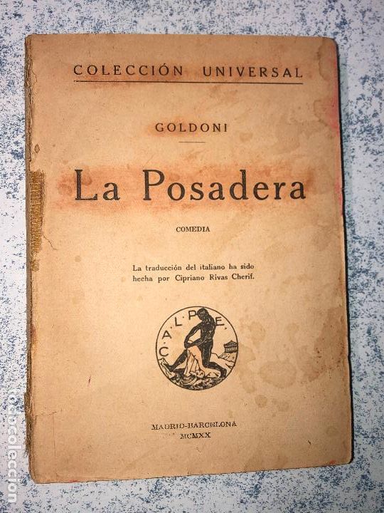 Libros de segunda mano: LA POSADERA 1920 GOLDONI - Foto 1