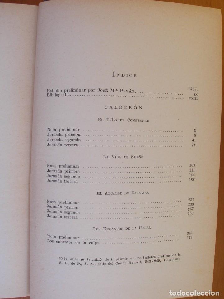 Libros de segunda mano: CALDER&Oacute;N / 4 OBRAS - Foto 3
