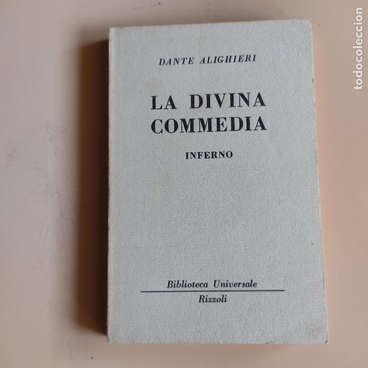 Libros de segunda mano: LA DIVINA COMEDIA. INFERNO. DANTE ALIGHIERI. RIZZOLI/EDITORE. 1949. PAGS. 188. - Foto 1 - 295807188