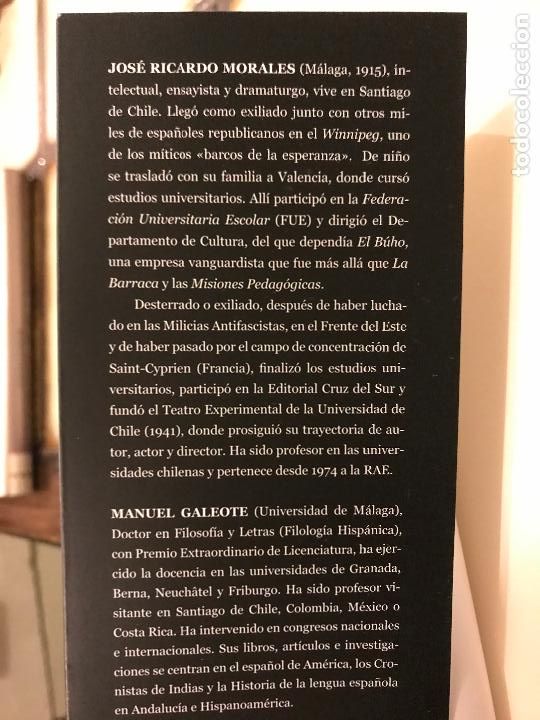 Libros de segunda mano: Teatro. Jos&eacute; Ricardo Morales. - Foto 2