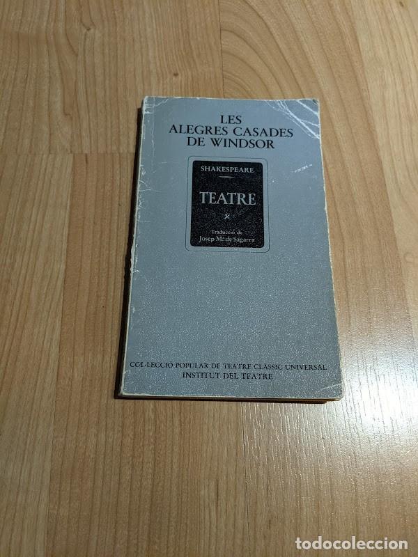 Libros de segunda mano: LES ALEGRES CASADES DE WINSOR. SHAKESPEARE - Foto 1