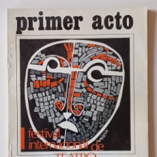 Libros de segunda mano: PRIMER ACTO 119. 1970. JOSÉ RUIBAL, BELLIDO, ANTONIO MARTÍNEZ BALLESTEROS. Lote 304559363