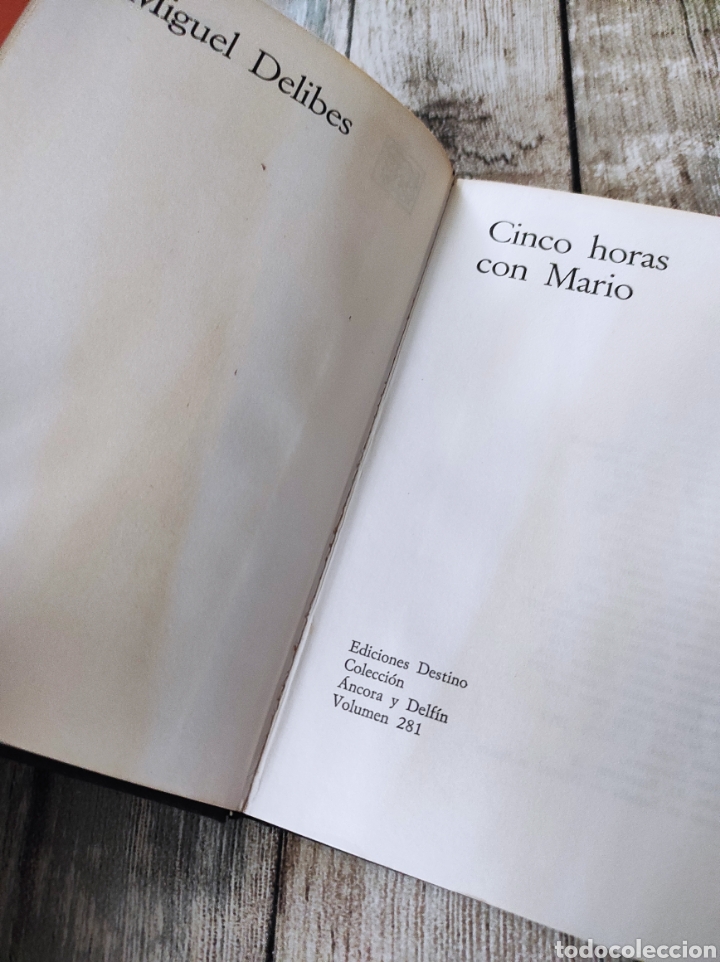 Libros de segunda mano: Cinco Horas con Mario. Miguel Delibes - Foto 2