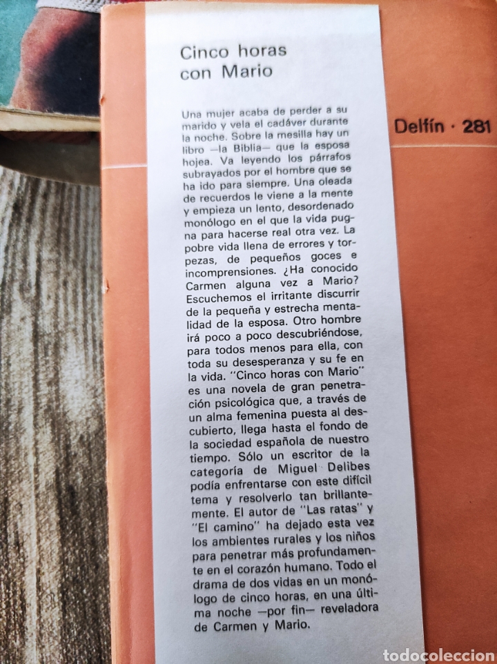 Libros de segunda mano: Cinco Horas con Mario. Miguel Delibes - Foto 7