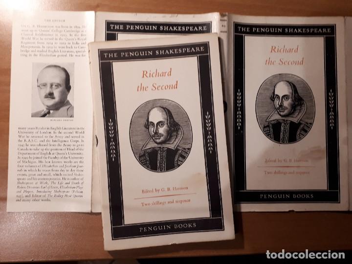 Libros de segunda mano: RICHARD THE SECOND. THE PENGUIN SHAKESPEARE. EDITED BY G.B. HARRISON - Foto 2