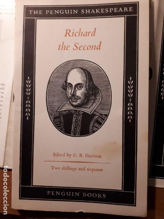 Libros de segunda mano: RICHARD THE SECOND. THE PENGUIN SHAKESPEARE. EDITED BY G.B. HARRISON - Foto 1