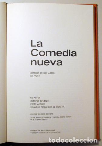 Libros de segunda mano: MORATIN - LA COMEDIA NUEVA - Barcelona 1972 - Edici&oacute;n limitada - Foto 2
