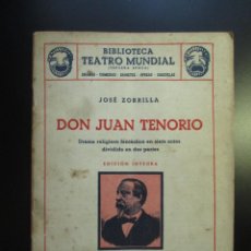 Libros de segunda mano: LIBRETO TEATRO DON JUAN TENORIO , EDICION DE 1949 , POSIBILIDAD DE ENVIO CORREO ORDINARIO