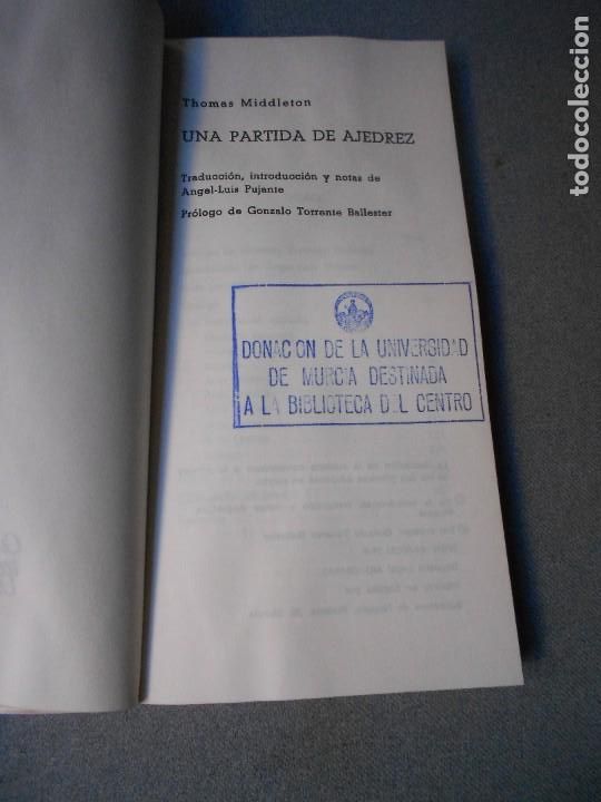 Libros de segunda mano: UNA PARTIDA DE AJEDREZ - Foto 2