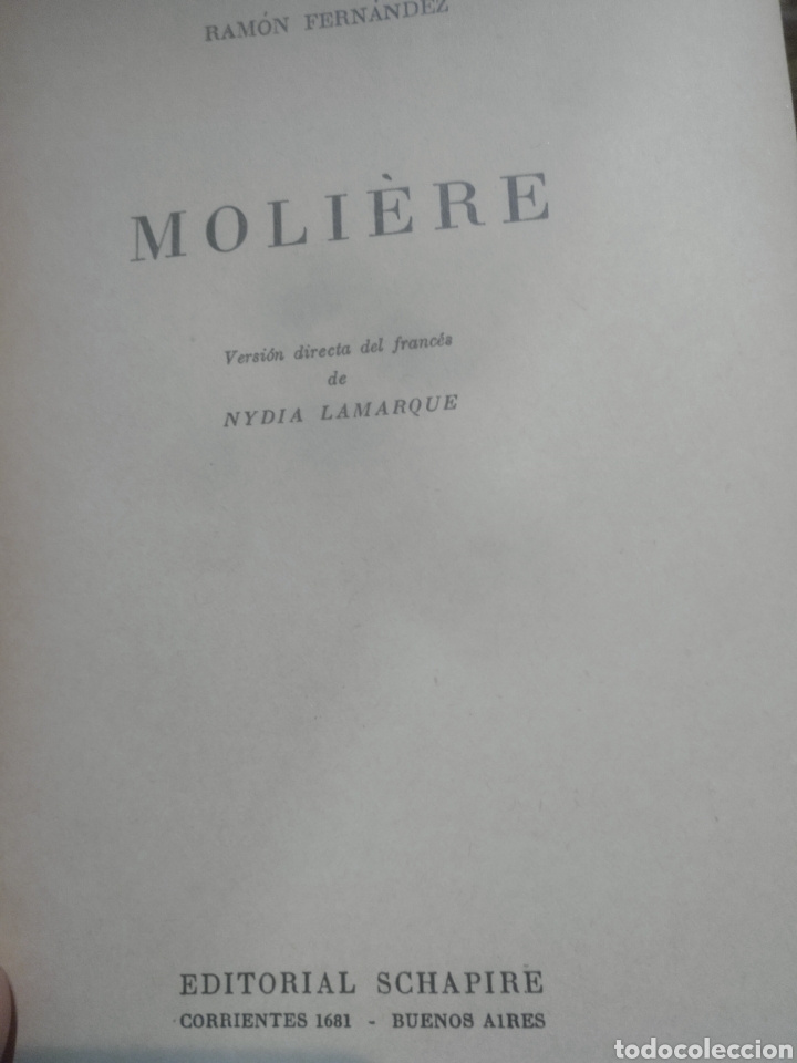 Libros de segunda mano: 1945. Moli&egrave;re - Foto 1