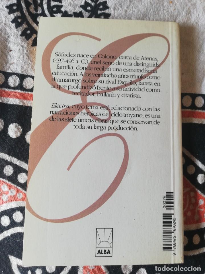 Libros de segunda mano: Sofocles. Electra. ALBA, 1987 - Foto 2
