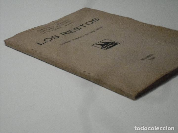 Libros de segunda mano: LIBRO. LOS RESTOS. - SERAFIN Y JOAQUIN ALVAREZ QUINTERO. 1940 - Foto 5