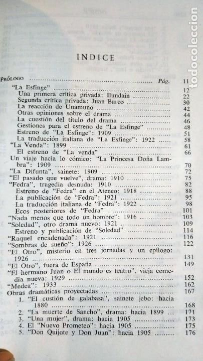 Libros de segunda mano: Miguel de Unamuno. Teatro completo - Foto 3